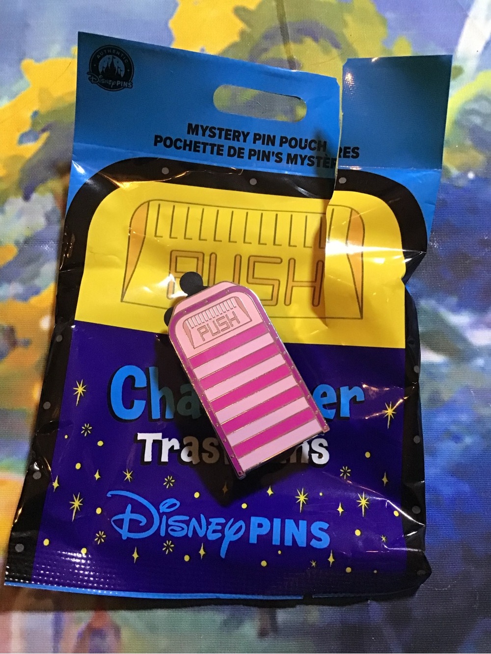 2025 disney parks character trash bins mystery pin Cheshire Cat -New
